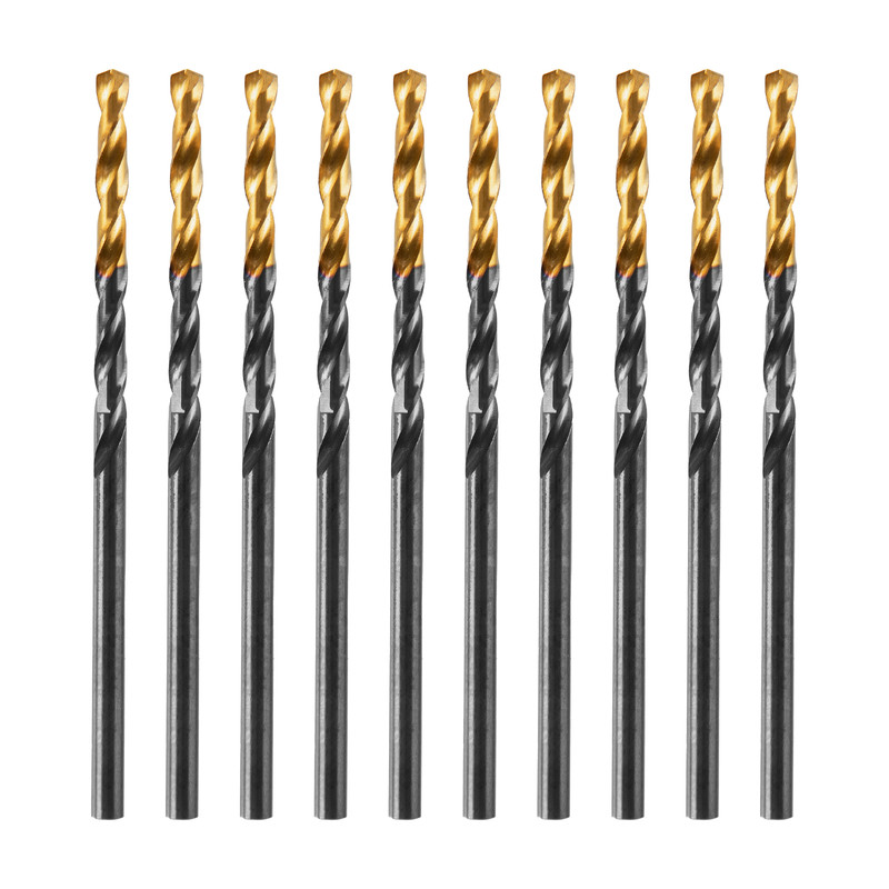 Сверло по металлу, 2,5 мм, HSS-Tin, Golden Tip, 10 шт.// Denzel Сверло по металлу, 2,5 мм, HSS-Tin, Golden Tip, 10 шт.// Denzel