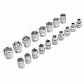 Набор торцевых головок, трещотка 120 зубьев, 1/2",3/8”, CrV, 36 предметов// Gross Набор торцевых головок, трещотка 120 зубьев, 1/2",3/8”, CrV, 36 предметов// Gross