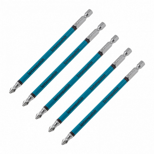 Набор бит PH2 х127, сталь S2, 5шт.// Gross Набор бит PH2 х127, сталь S2, 5шт.// Gross