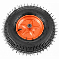 Колесо пневм. усилен. шина 8PR, 4.00-8 D400мм, подш. внут. диам. 12мм, длина оси 90мм// Palisad Колесо пневм. усилен. шина 8PR, 4.00-8 D400мм, подш. внут. диам. 12мм, длина оси 90мм// Palisad