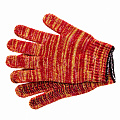 Перчатки трикотажные усиленные,гелевое ПВХ-покрытие, 7 класс, красно-желтый меланж, Россия// Сибртех Перчатки трикотажные усиленные,гелевое ПВХ-покрытие, 7 класс, красно-желтый меланж, Россия// Сибртех