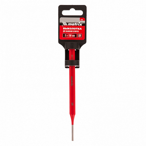 Выколотка 3 x 150 мм, сталь CrV// Matrix Выколотка 3 x 150 мм, сталь CrV// Matrix