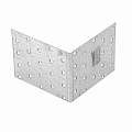 Крепежный уголок равносторонний, KUR 100x100x80 мм, Россия// Сибртех Крепежный уголок равносторонний, KUR 100x100x80 мм, Россия// Сибртех