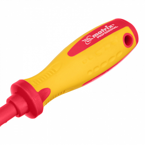 Отвертка Insulated до 1000 В, SL8,0x150 мм, CrMo, 2к рукоятка// Matrix Отвертка Insulated до 1000 В, SL8,0x150 мм, CrMo, 2к рукоятка// Matrix