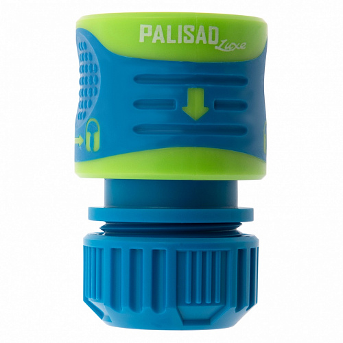Соединитель для шланга 1/2" двухкомпонентный, LUXE// Palisad Соединитель для шланга 1/2" двухкомпонентный, LUXE// Palisad