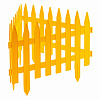 Забор декоративный &quot;Рейка&quot;, 28х300 см, желтый, Россия// Palisad