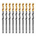 Сверло по металлу, 4,5 мм, HSS-Tin, Golden Tip, 10 шт.// Denzel Сверло по металлу, 4,5 мм, HSS-Tin, Golden Tip, 10 шт.// Denzel