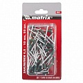 Заклепки 4,0 х 10 мм RAL 6005 (темно-зеленый), 50 шт.// Matrix Заклепки 4,0 х 10 мм RAL 6005 (темно-зеленый), 50 шт.// Matrix
