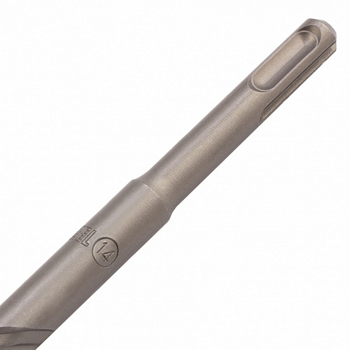Бур по бетону, двойная спираль, Cobalt W-tip, 14x600 мм, SDS PLUS// Denzel Бур по бетону, двойная спираль, Cobalt W-tip, 14x600 мм, SDS PLUS// Denzel