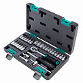 Набор инструментов, 1/4", CrV, пластиковый кейс 29 предметов// Stels Набор инструментов, 1/4", CrV, пластиковый кейс 29 предметов// Stels