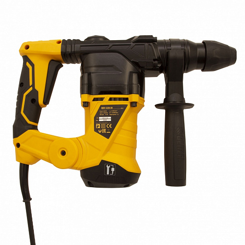 Перфоратор электрический RHV-1250-30, SDS-plus, 1250 Вт, 5 Дж, 3 плюс 1 реж.// Denzel Перфоратор электрический RHV-1250-30, SDS-plus, 1250 Вт, 5 Дж, 3 плюс 1 реж.// Denzel