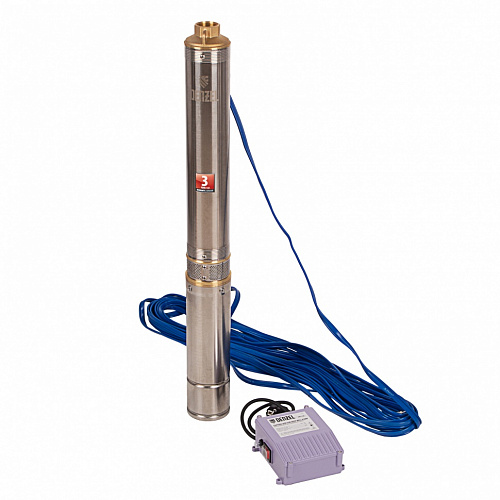 Скважинный насос DWC-4-80, центробежный, диаметр 4", 1500 Вт, 5700 л/ч, напор 80 м// Denzel Скважинный насос DWC-4-80, центробежный, диаметр 4", 1500 Вт, 5700 л/ч, напор 80 м// Denzel