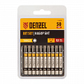 Набор бит TORX 25х50, сталь S2, шестигранный профиль, 10 шт.// Denzel Набор бит TORX 25х50, сталь S2, шестигранный профиль, 10 шт.// Denzel