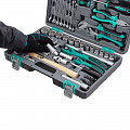 Набор инструментов, 1/2", 1/4", CrV, 12 гранные головки, пластиковый кейс, 76 предметов// Stels Набор инструментов, 1/2", 1/4", CrV, 12 гранные головки, пластиковый кейс, 76 предметов// Stels