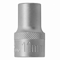 Головка торцевая, 11 мм, 12-гранная, CrV,под квадрат 1/2", хромированная// Stels Головка торцевая, 11 мм, 12-гранная, CrV,под квадрат 1/2", хромированная// Stels