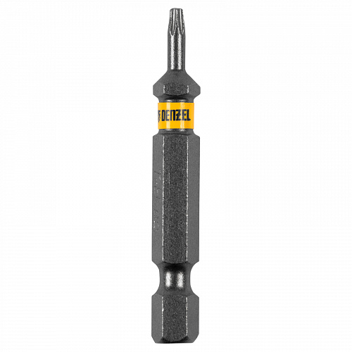 Набор бит TORX 8х50, сталь S2, шестигранный профиль, 10 шт.// Denzel Набор бит TORX 8х50, сталь S2, шестигранный профиль, 10 шт.// Denzel