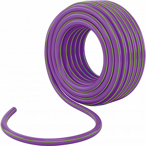 Шланг поливочный армированный 3 слойный, серия Violet, 1/2", 25 м// Palisad Шланг поливочный армированный 3 слойный, серия Violet, 1/2", 25 м// Palisad