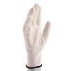 Перчатки трикотажные с белым полиуретановым покрытием, размер L, 15 класс вязки// Сибртех