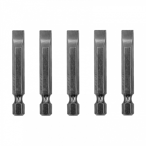 Набор бит, SL9/32"x2", 5 шт.// Denzel Набор бит, SL9/32"x2", 5 шт.// Denzel