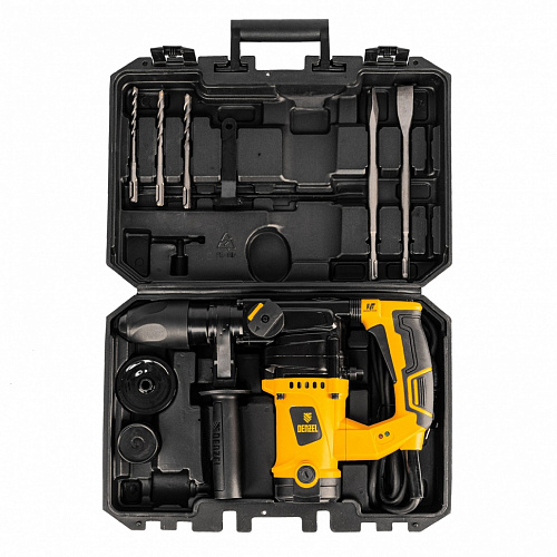 Перфоратор электрический RHV-1100-26, SDS-plus, 1100Вт, 4Дж, 3 реж.// Denzel Перфоратор электрический RHV-1100-26, SDS-plus, 1100Вт, 4Дж, 3 реж.// Denzel