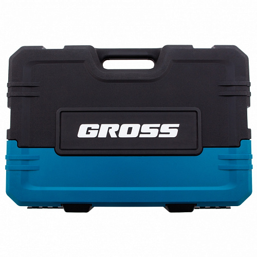 Набор инструментов, 1/2", 3/8", 1/4", CrV, 120 зубьев, 216 предметов// Gross Набор инструментов, 1/2", 3/8", 1/4", CrV, 120 зубьев, 216 предметов// Gross