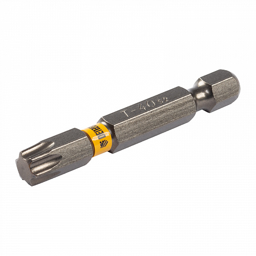 Набор бит TORX 40х50, сталь S2, шестигранный профиль, 10 шт.// Denzel Набор бит TORX 40х50, сталь S2, шестигранный профиль, 10 шт.// Denzel