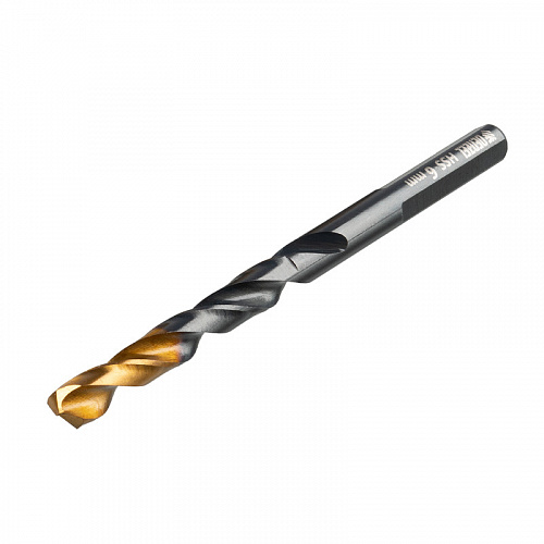 Сверло по металлу, 6 мм, HSS-Tin, Golden Tip, 10 шт.// Denzel Сверло по металлу, 6 мм, HSS-Tin, Golden Tip, 10 шт.// Denzel
