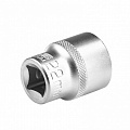 Головка торцевая, 22 мм, 12-гранная, CrV, под квадрат 1/2", хромированная// Stels Головка торцевая, 22 мм, 12-гранная, CrV, под квадрат 1/2", хромированная// Stels