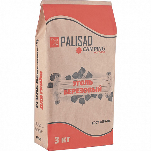 Уголь берёзовый, 3 кг Россия Camping// Palisad Уголь берёзовый, 3 кг Россия Camping// Palisad