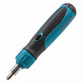 Отвертка-реверс + механизм SmartPush + биты, 12 пред., PH + SL + Torx, S2, 2к рукоятка// Gross Отвертка-реверс + механизм SmartPush + биты, 12 пред., PH + SL + Torx, S2, 2к рукоятка// Gross
