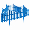 Забор декоративный &quot;Гибкий&quot;, 24х300 см, голубой, Россия// Palisad