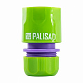 Соединитель пластмассовый быстросъемный для шланга 1/2", аквастоп// Palisad Соединитель пластмассовый быстросъемный для шланга 1/2", аквастоп// Palisad