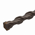 Бур по бетону, двойная спираль, Cobalt W-tip, 14x260 мм, SDS PLUS// Denzel Бур по бетону, двойная спираль, Cobalt W-tip, 14x260 мм, SDS PLUS// Denzel