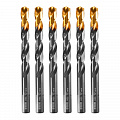 Сверло по металлу, 12 мм, HSS-Tin, Golden Tip, 6 шт.// Denzel Сверло по металлу, 12 мм, HSS-Tin, Golden Tip, 6 шт.// Denzel