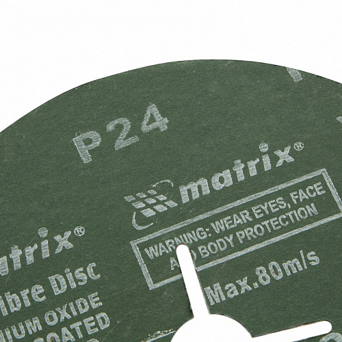 Круг фибровый, Р 24, 180 х 22mm, 5шт.// Matrix Круг фибровый, Р 24, 180 х 22mm, 5шт.// Matrix