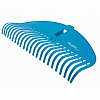Грабли веерные пластиковые, 485 мм, 23 плоских зуба, усиленные, LUXE// Palisad
