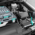 Набор инструментов, 1/4", 3/8", 1/2", Cr-V, S2, усиленный кейс, 151 предмет// Stels Набор инструментов, 1/4", 3/8", 1/2", Cr-V, S2, усиленный кейс, 151 предмет// Stels