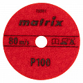 Алмазный гибкий шлифовальный круг, 100 мм, P 100, сухое шлифование, 5шт.// Matrix Алмазный гибкий шлифовальный круг, 100 мм, P 100, сухое шлифование, 5шт.// Matrix