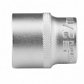 Головка торцевая, 27 мм, 12-гранная, CrV, под квадрат 1/2", хромированная// Stels Головка торцевая, 27 мм, 12-гранная, CrV, под квадрат 1/2", хромированная// Stels