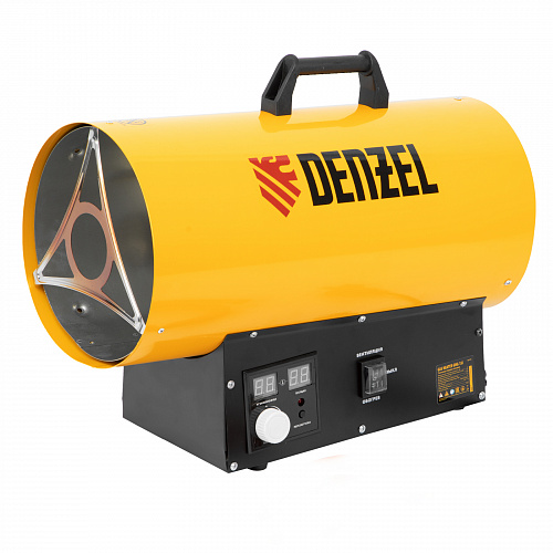 Газовая тепловая пушка GHG-15i, 15 кВт, цифровой термостат, пропан-бутан// Denzel Газовая тепловая пушка GHG-15i, 15 кВт, цифровой термостат, пропан-бутан// Denzel